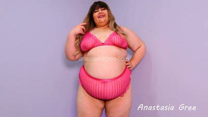 Amazing Bbw Anastasia Gree Posing Just In Her Sexy Lingerie Photos