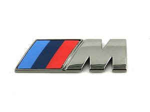 Genuine New Anthracite Bmw M Wing Badge Fender Emblem For Series