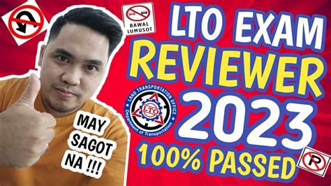 LTO EXAM REVIEWER FOR DRIVERS LICENSE TAGALOG 2023 NON PRO LTO