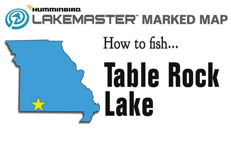 Table Rock Lake Map With Mile Markers My Bios