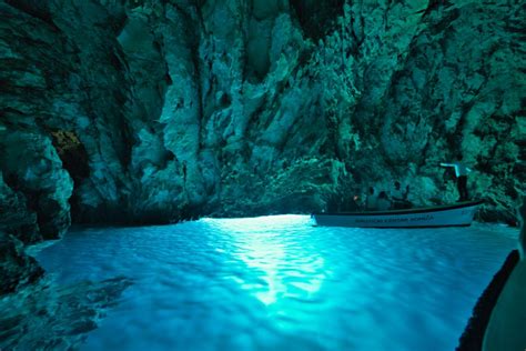 The Blue Cave In Croatia