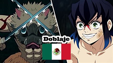 VOZ DE INOSUKE HASHIBIRA KIMETSU NO YAIBA DOBLAJE LATINO YouTube