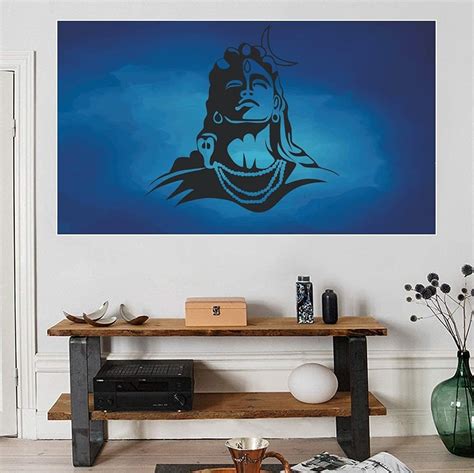 Lord Shiva Wall Art Canvas Poster Print On Canvas Without Frame Soulspaze