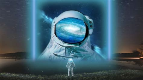 Wallpaper astronaut, spacesuit, milky way hd, picture, image