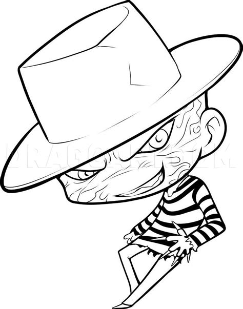 How To Draw Chibi Freddy Krueger Step By Step Drawing Guide By Dawn