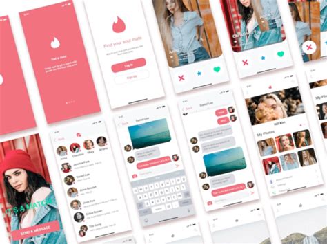 Dating App Ui Kit For Sketch Uistore Design