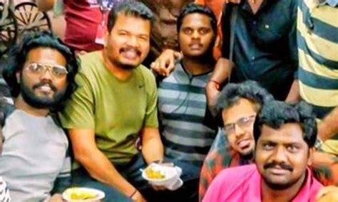 Big Director Shankar Savoring the Snack Time on Sets