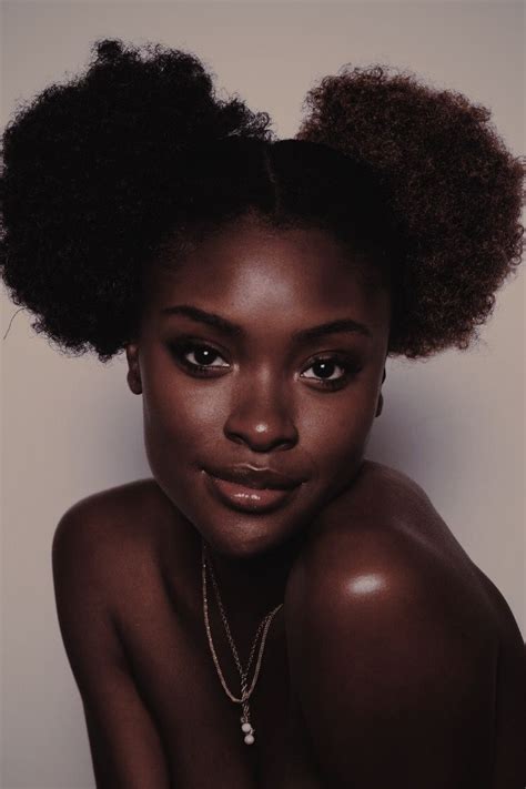 Pin By Jay Shaft On Natural Hair Beauties Dark Skin Models Dark Skin