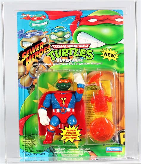 1993 Playmates Teenage Mutant Ninja Turtles Carded Action Figure ...