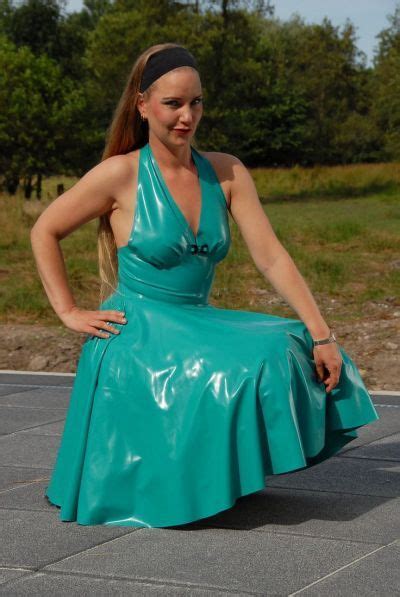 In Leder Lack Und Latex Pvc Dress Plastic Dress Dress Skirt Sexy