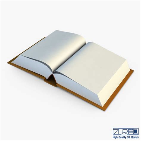 Open Book V 1 3d Model Cgtrader