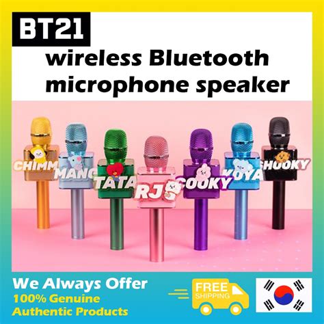 BTS BT21 Royche BT21 Baby Wireless Bluetooth Microphone Speaker MANG