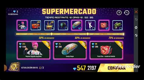 Free Fire Supermercado Evento Nuevo Ense O Los Premios Que Han Colocado