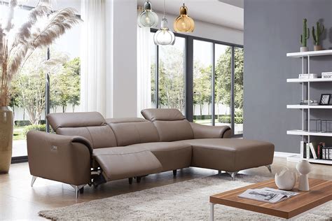 Luxurious Leather Sectional with Chaise Baltimore Maryland Nicoletti ...