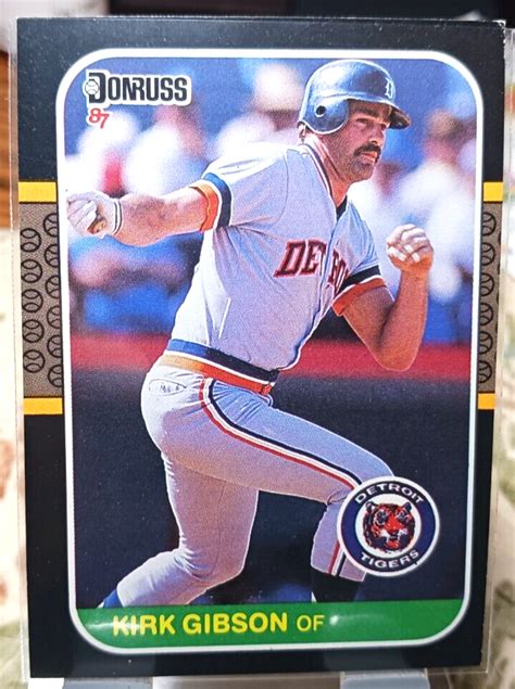 Donruss Baseball Card Of Kirk Gibson Nm Free Returns Ebay