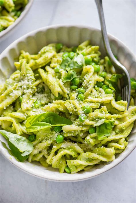 Pasta With Peas {spring Vegetarian Recipe} Feelgoodfoodie