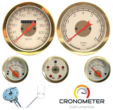 Painel Hot Gold Instrumentos Cronomac Cronometer Instrumentos De Painel