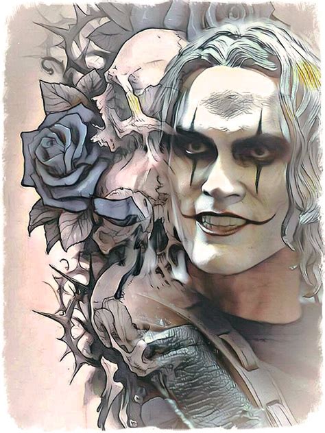 The Crow Brandon Lee Sticker For Sale By Zoran1978 Redbubble