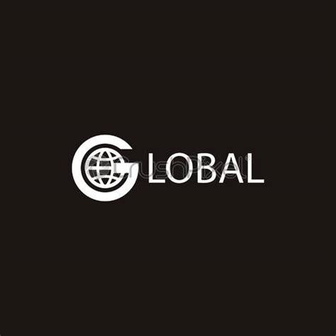 Global Logo Template Vector Stock Vector Crushpixel