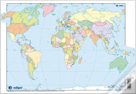 Mapa Mapamundi Pol Tico De S A Edigol Ediciones Livro Wook