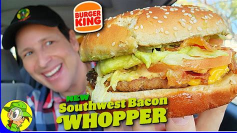 Burger King® 🍔👑 Southwest Bacon Whopper® Review 🤠🥓🍔 ⎮ Peep This Out 🕵