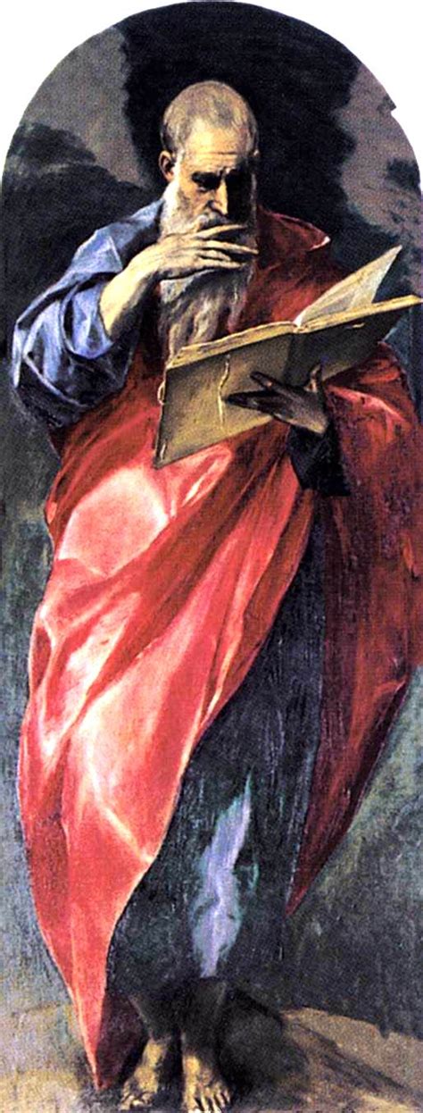 St. John the Evangelist - El Greco - WikiArt.org - encyclopedia of ...