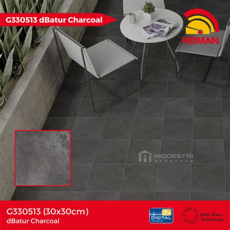 Jual Keramik Lantai Roman G330513 Dbatur Charcoal Roman Keramik Lantai Kab Bogor