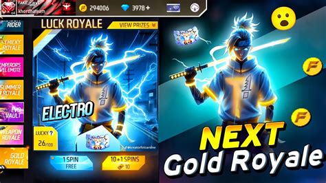 Next Gold Royale Bundle Next Gold Royale Event 🤯🥳 Free Fire New