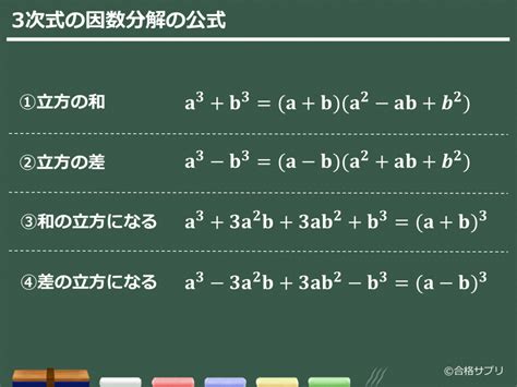 【3分で分かる！】因数分解の公式と解き方のコツ・練習問題と解説をわかりやすく 合格サプリ