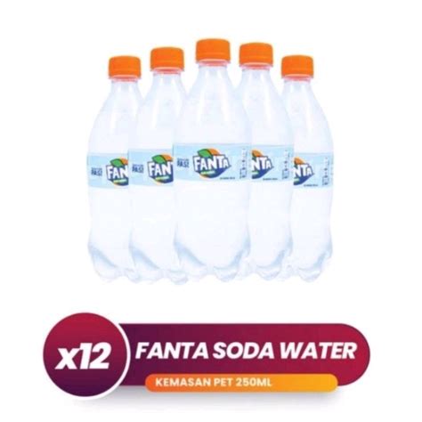 Jual Fanta Soda Water 250 Ml 1 Krat 12 Botol Shopee Indonesia