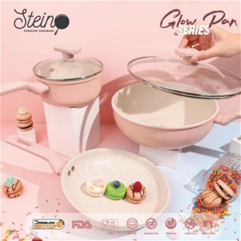 Jual Stein Cookware Set Pcs Stein Glow Pan Series Shopee Indonesia