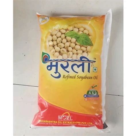 Soybean Murli Refined Soyabean Oil Packet Packaging Size 1 Litre At