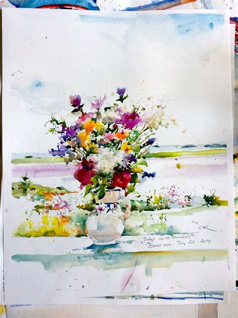 Charles Reid | Abstract watercolor flower, Flower art painting, Floral watercolor