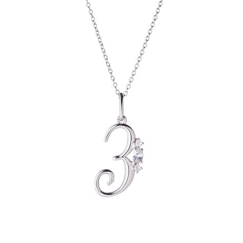Сребърно колие буква "З" – Silenti Jewelry Jewelry