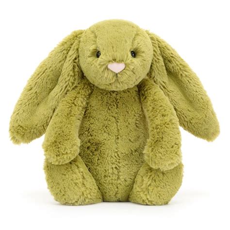 Jellycat Bashful Moss Bunny Curtain Call