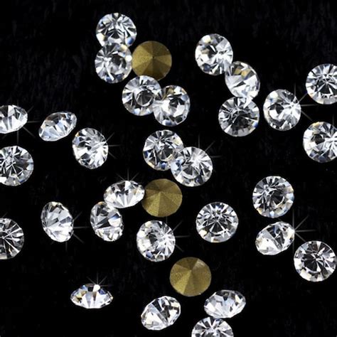 Chatons Crystal Clear Pointed Back Rhinestones Bling Etsy