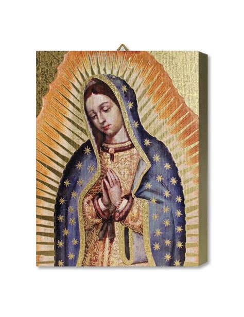 Quadro In Legno Sagomato Stile Vintage Della Madonna Di Fatima