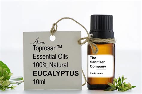 Avec With Toprosan Vegan Eucalyptus Essential Scented Oil The