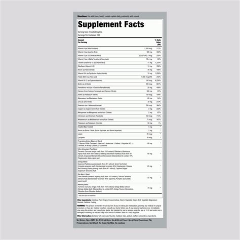 Mega Multi For Men 50 Plus 200 Coated Caplets