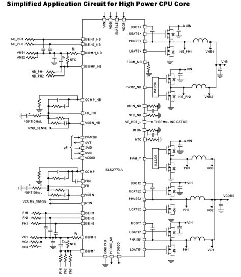 ISL62773A Multiphase PWM Regulator For AMD Fusion Mobile CPUs Using