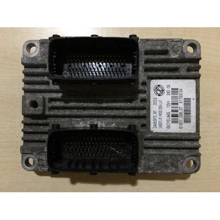 ENGINE ECU MAGNETI MARELLI IAW 5SF3 M1 61601 908 07 FIAT GRANDE PUNTO 1