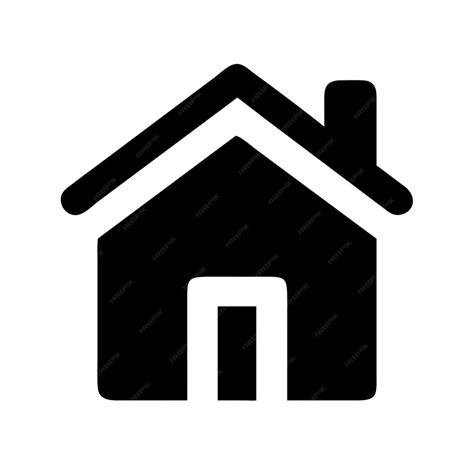 Home Icon On A White Background Premium Ai Generated Image