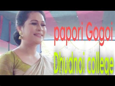 Pahela Nasha Live Performance By Papori Gogoi Dhudnoi College