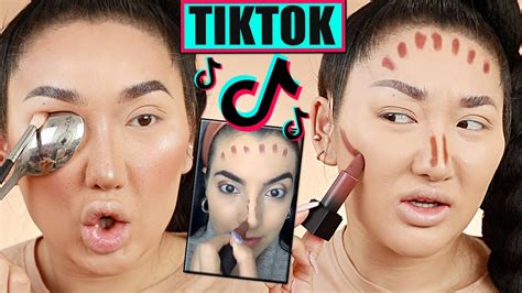 TESTING VIRAL TIKTOK MAKEUP HACKS WOW LIFE CHANGING YouTube