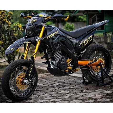 DECAL CRF 150 L SUPERMOTO FULL BODY CUSTOM DESAIN Lazada Indonesia