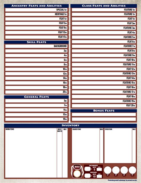 Pathfinder 2e Heres The Official Pathfinder 2e Character Sheet En