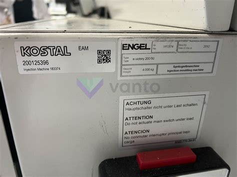 ENGEL e-VICTORY VC 200 / 50 50t injection molding machine (2012 ...