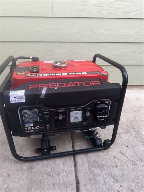 Predator Watt Gas Powered Generator With Co Secure Technology For