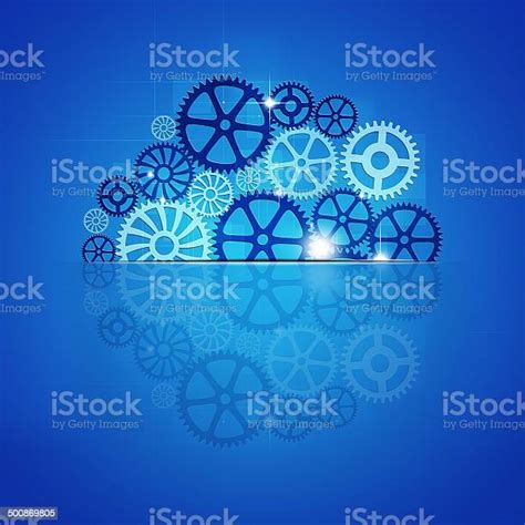 Gears 기계 비즈니스 배경 개념에 대한 스톡 벡터 아트 및 기타 이미지 개념 개념과 주제 경영자 Istock