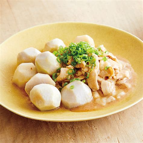 蒸し里芋のしょうが肉みそあん｜だいどこログ 生協パルシステムのレシピサイト